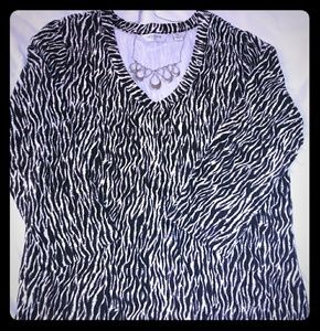 Liz Claiborne 3/4 Sleeve Top